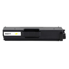 Compatible - Cartouche - Toner TN421Y - Jaune - 1800 pages